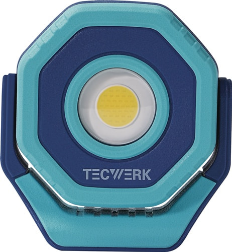 TECWERK LED-Akkuhandleuchte 3,7V 2600 mAh Li-Ion 7 W 100-800 lm Ladezeit 4 h TECWERK