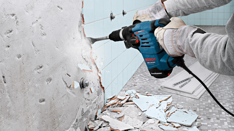 BOSCH Bohrhammer mit SDS plus GBH 3-28 DFR, Handwerkerkoffer