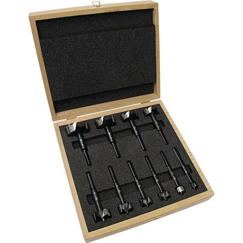 FISCH-TOOLS Forstnerbohrersatz BLACK SHARK PRO 10-tlg.D.15,20,25,26,30,35,40,45,50,55mm