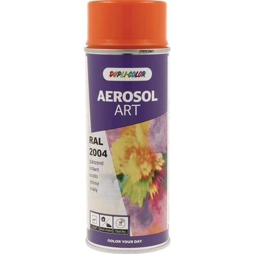 DUPLI-COLOR Buntlackspray AEROSOL Art reinorange glänzend RAL 2004 400ml Spraydose