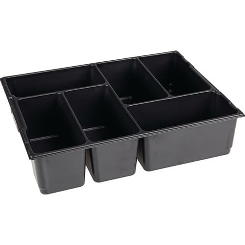 BS SYSTEMS Kleinteileeinsatz L-BOXX® LB 136 B404xT317xH97mm Polystyrol m.6 Mulden