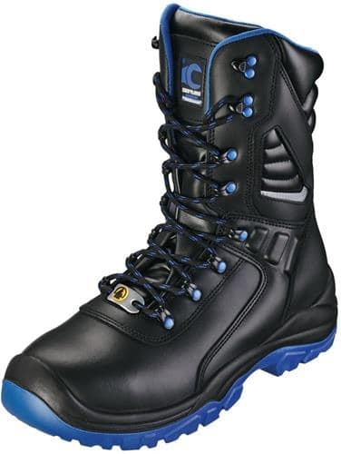 CRAFTLAND Sicherheitsstiefel TORGAU Gr.41 W.11 schwarz/blau S3S FO SR ESD EN20345
