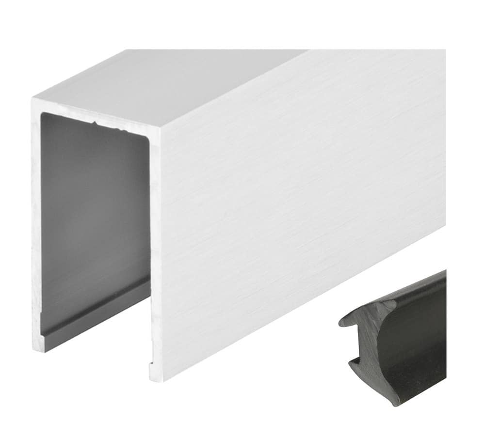 HERMAT Trennwand-Deckenprofil 6958, Aluminium