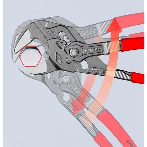 KNIPEX Zangenschlüssel L.250mm schwarz atram.Spann-W.52mm Ku.-Überzug