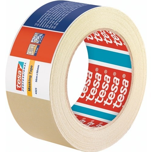 TESA Kreppband 4323 leicht gekreppt hellbeige L.50m B.50mm Rl.TESA