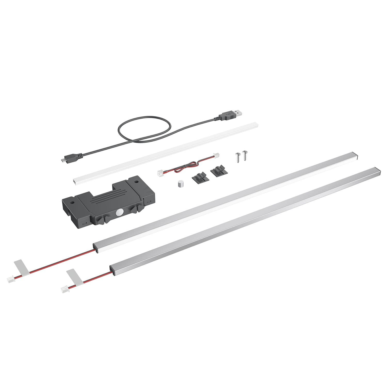 HETTICH AvanTech YOU Illumination Designprofil, Edelstahl Optik, NL 600 mm, 9326880