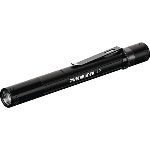 ZWEIBRÜDER LED-Taschenlampe ZB4P 50-400 lm Akku Li-Ion 30-90m schwarz ZWEIBRÜDER