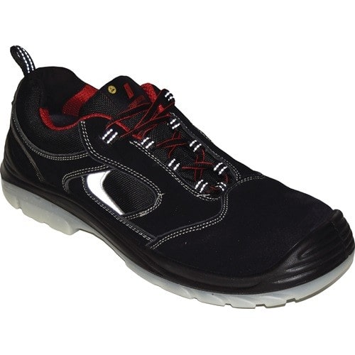 NITRAS Sicherheitsschuh EASY STEP Gr.40 W.11 schwarz S1P SRC EN20345 Leder NITRAS