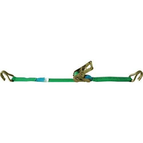 DOLEZYCH Zurrgurt DIN EN 12195-2 L.8m B.35mm m.Ratsche+Spitzh.LC U 2000 daN DOLEZYCH