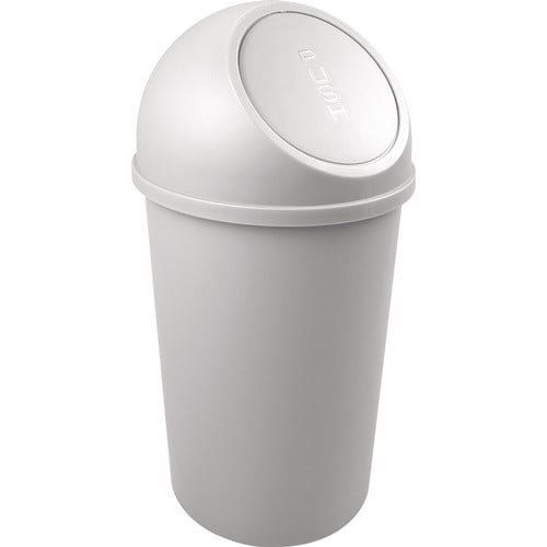 HELIT Abfallbehälter H615xØ312mm 25l lichtgrau HELIT