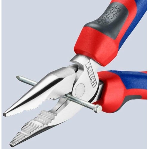 KNIPEX Spitzkombizange L.145mm verchr.Comfort-Griff verchr.KNIPEX
