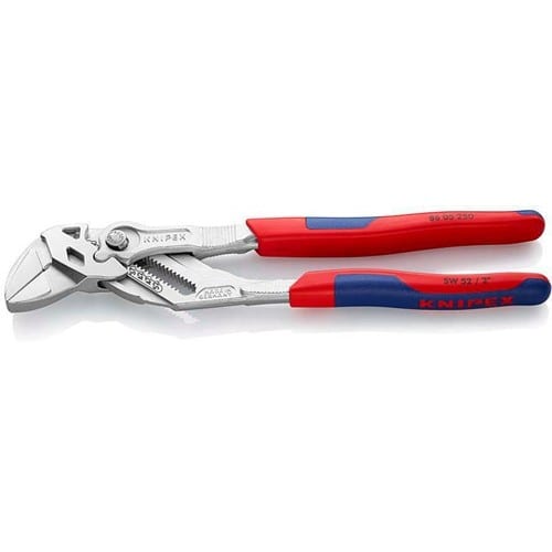 KNIPEX Zangenschlüssel L.250mm Spann-W.52mm verchr.Mehrkomp.-Hülle KNIPEX