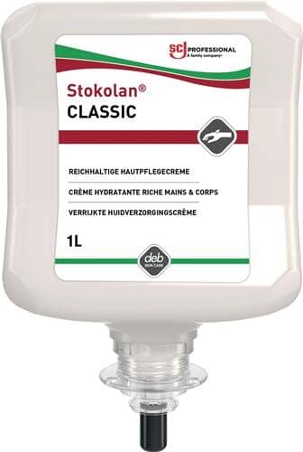SC JOHNSON PROFESSIONAL Hautpflegecreme Stokolan® Classic 1l leicht parfümiert Kartusche
