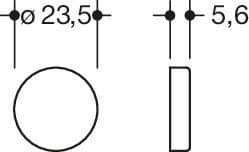 HEWI Befestigungsset BA23.4, BA23.4 18