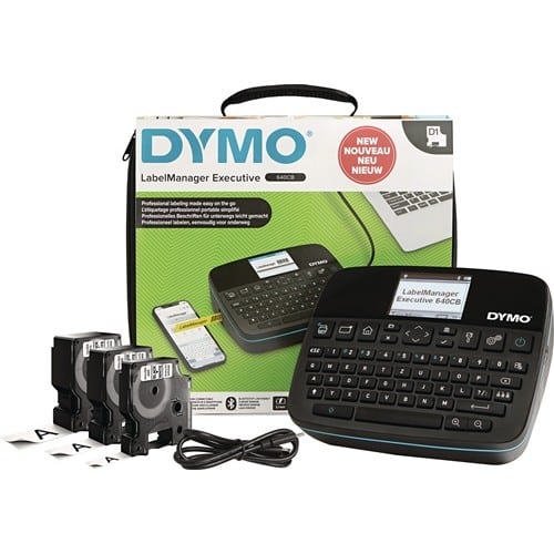 DYMO Beschriftungsgerät LabelManager™ Executive 640 CB Schriftband-B.6,9,12,19,24mm