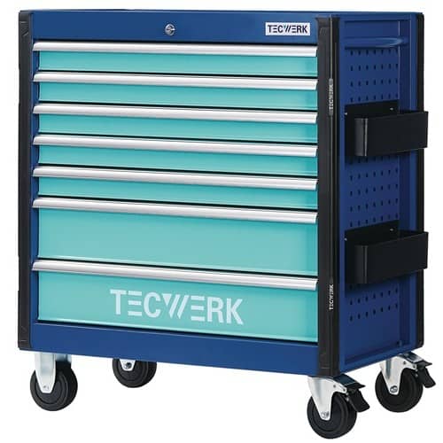 TECWERK Wkz.wagen PLUS XL 2.0 B960xT465xH1020mm 500kg 7 Schubl.Stahlbl.TECWERK