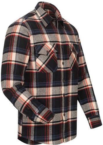 Hemd TURRELL Gr.S schwarz/marine/beige/rot kariert CRAFTLAND