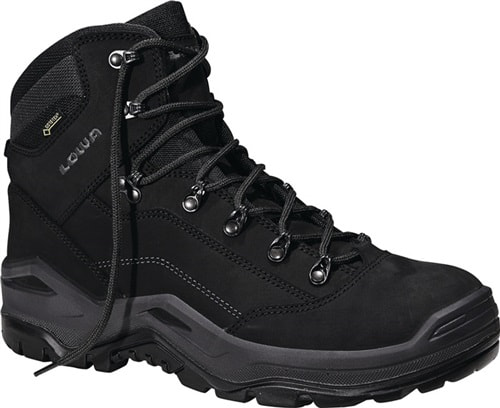 LOWA Sicherheitsstiefel Renegade Work GTX black Mid Gr.45 schwarz/schwarz S3S