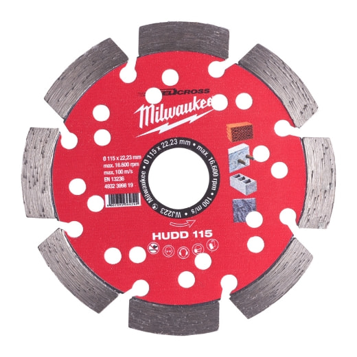 MILWAUKEE für harte Materialien Speedcross Diamanttrennscheibe HUDD 115 mm
