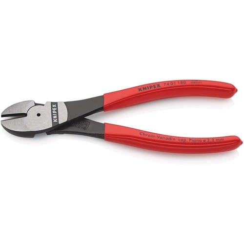 KNIPEX Kraftseitenschneider L.180mm pol.Form 0 Ku.-Überzug KNIPEX