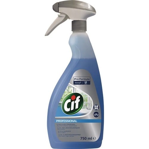CIF Fenster-/Oberflächenreiniger Professional 750 ml Sprühflasche CIF