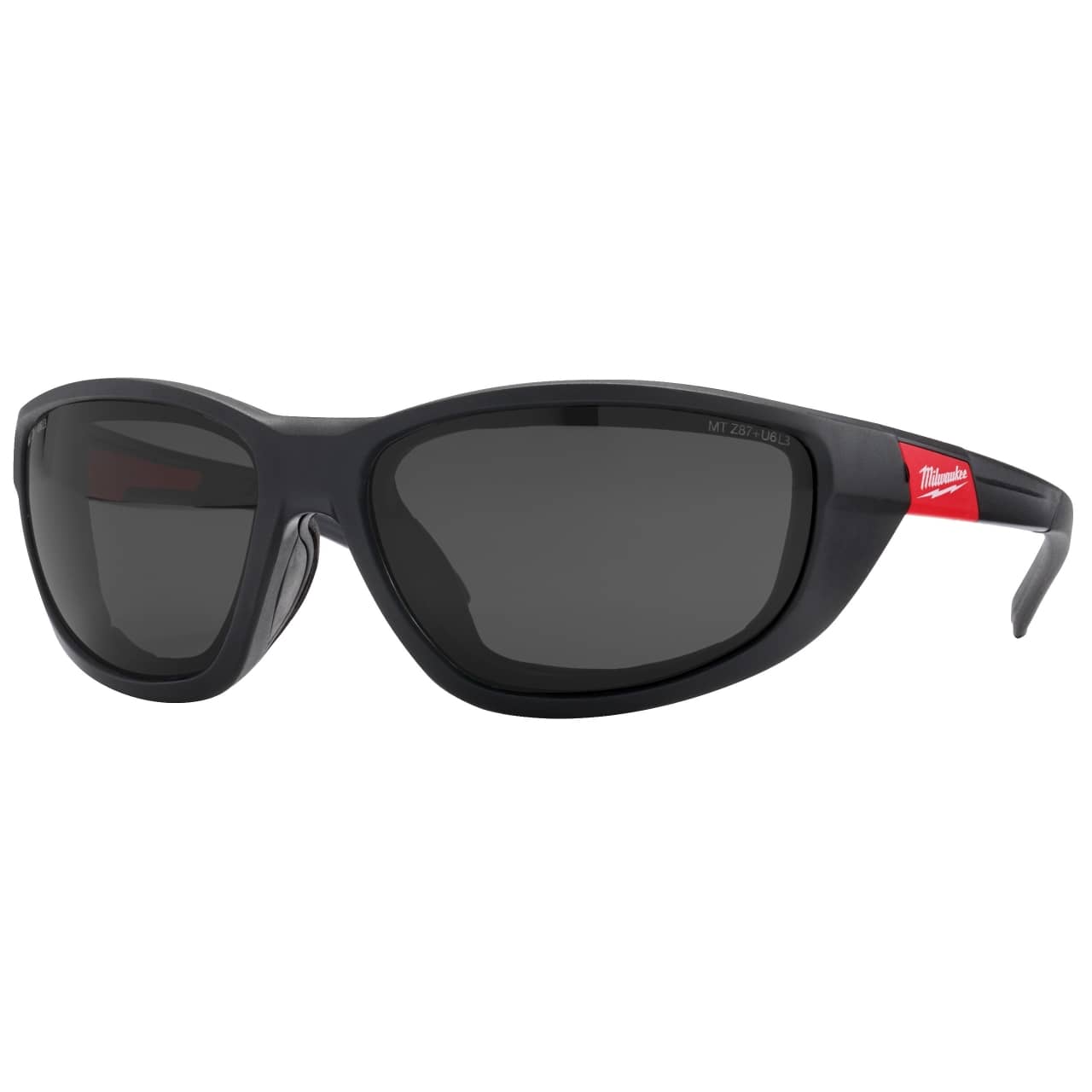MILWAUKEE getönt, mit abnehmbarer Schaumstoffauflage Premium Schutzbrille