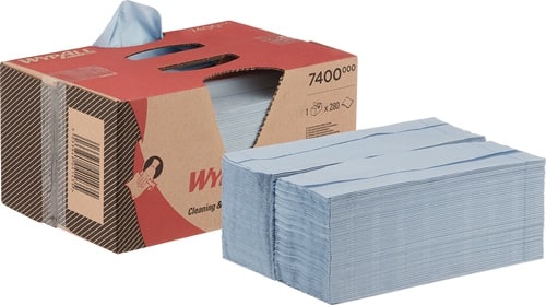WYPALL Putztuch WYPALL® L20 7400 L.ca.420 mmxB.ca.330mm blau 2-lag.WYPALL
