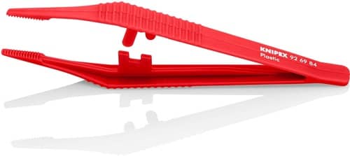 KNIPEX Kunststoffpinzette L.130mm ger.Spitzenbreite 3,5mm KNIPEX