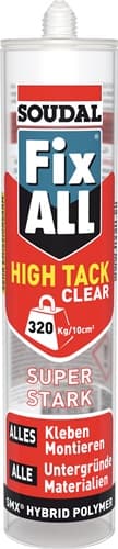 SOUDAL 1K-Hybrid-Polymer Fix All HT transp.305g Kartusche SOUDAL