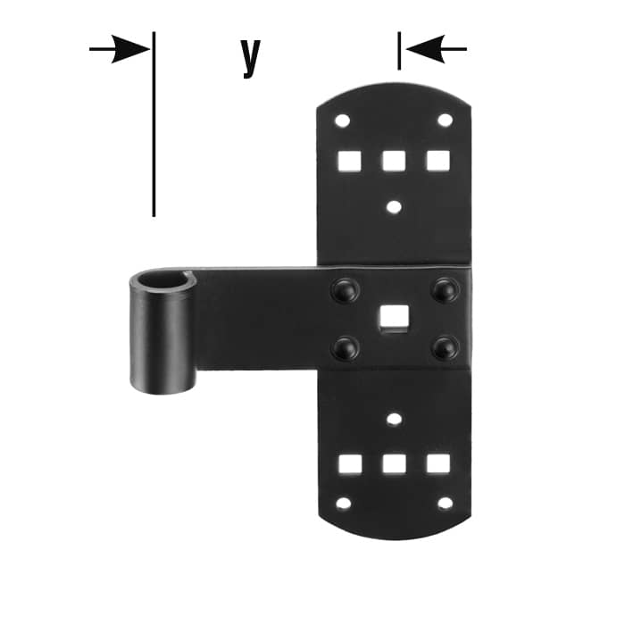 POLLMANN Kreuzband 50, Rolle Ø 10 mm, verzinkt Duplex-schwarz eingefärbt (PZ), 2215003