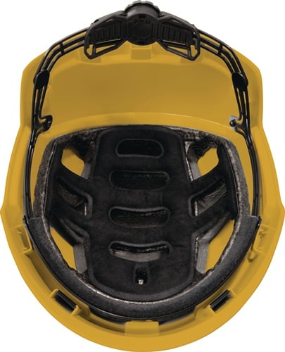 SKYLOTEC Kletterhelm INCEPTOR GRX-MTN gelb Polycarbonat/Acrylnitril-Butadien-Styrol