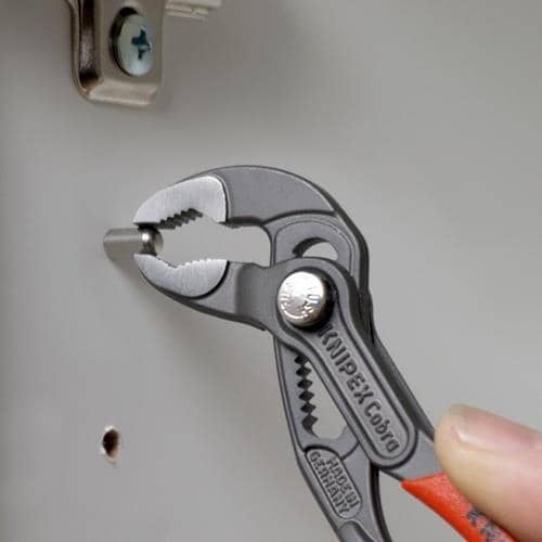 KNIPEX Wasserpumpenzange Cobra® L.125mm Spann-W.27mm pol.Ku.-Überzug KNIPEX