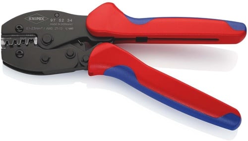 KNIPEX Crimpzange PreciForce® L.220mm 0,1-2,5 (AWG 27-13) mm² 483g KNIPEX