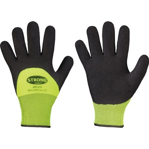 STRONGHAND Kälteschutzhandschuhe Mallory/Black Gr.11 schwarz/gelb EN 388,EN 511 PSA II