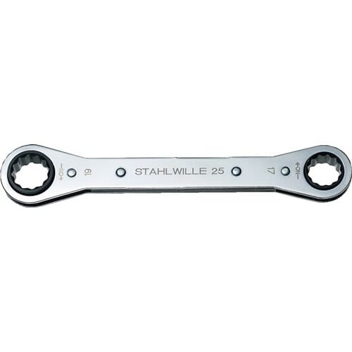 STAHLWILLE Ratschenringschlüssel 25 16x18mm 12-KT.L.205mm Anz.Z.22 STAHLWILLE