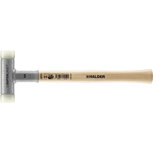 HALDER Schonhammer SUPERCRAFT L.330mm Kopf-D.30mm Hickory rückschlagfrei