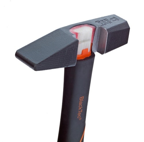 PICARD Schlosserhammer BlackTec® 800g L.355mm Stiel-L.355mm 3K-Kunststoff-Stiel PICARD