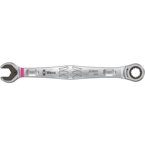 WERA Maulringratschenschlüssel Joker SW8mm L.144mm CV-Molybdän nickel-chrom-besch.