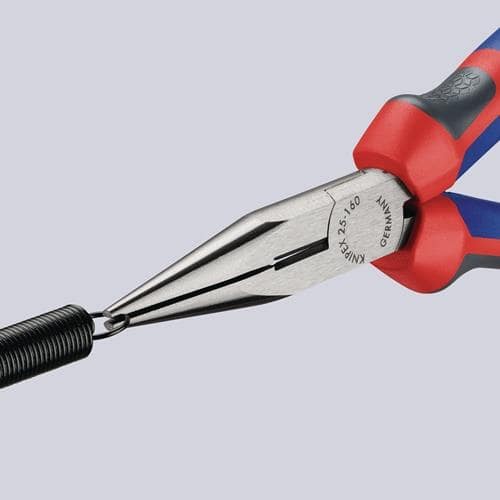 KNIPEX Flachrundzange L.160mm flach/rund ger.pol.Comfort-Griff KNIPEX