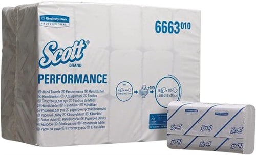 Handtuch 6789 2-lagig, geprägt hochweiß L.ca.217 mmxB.ca.210 mm passend für 9000 474 108 2790 Tücher/VE KLEENEX