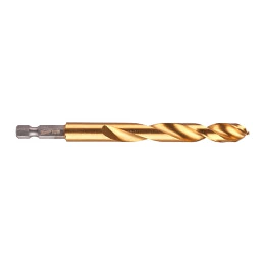 MILWAUKEE 10,2 x 121 mm SHOCKWAVE Metallbohrer HSS-G RED HEX Titan 1/4"