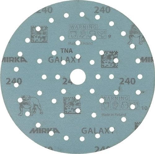 MIRKA Haftschleifscheibe GALAXY Grip Multifit 150mm K.240 f.HO/Metall/Lack/Ku.