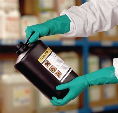 Chemikalienhandschuhe AlphaTec Sol-Vex 37-675 EN 388, EN 374, EN 1149 PSA-Kategorie III ANSELL