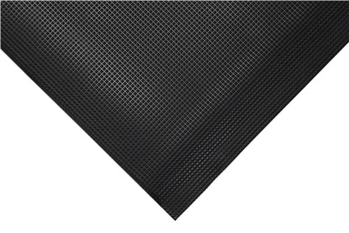 COBA Arbeitsplatzbodenbelag Fertigmatte L900xB600xS10mm schwarz PVC