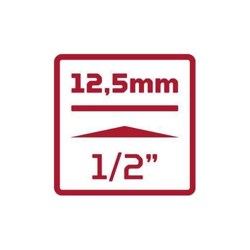 GEDORE RED Schlagschraubersteckschlüsselsatz 3-tlg.1/2 Zoll SW 17/19/21mm 4KT GEDORE RED