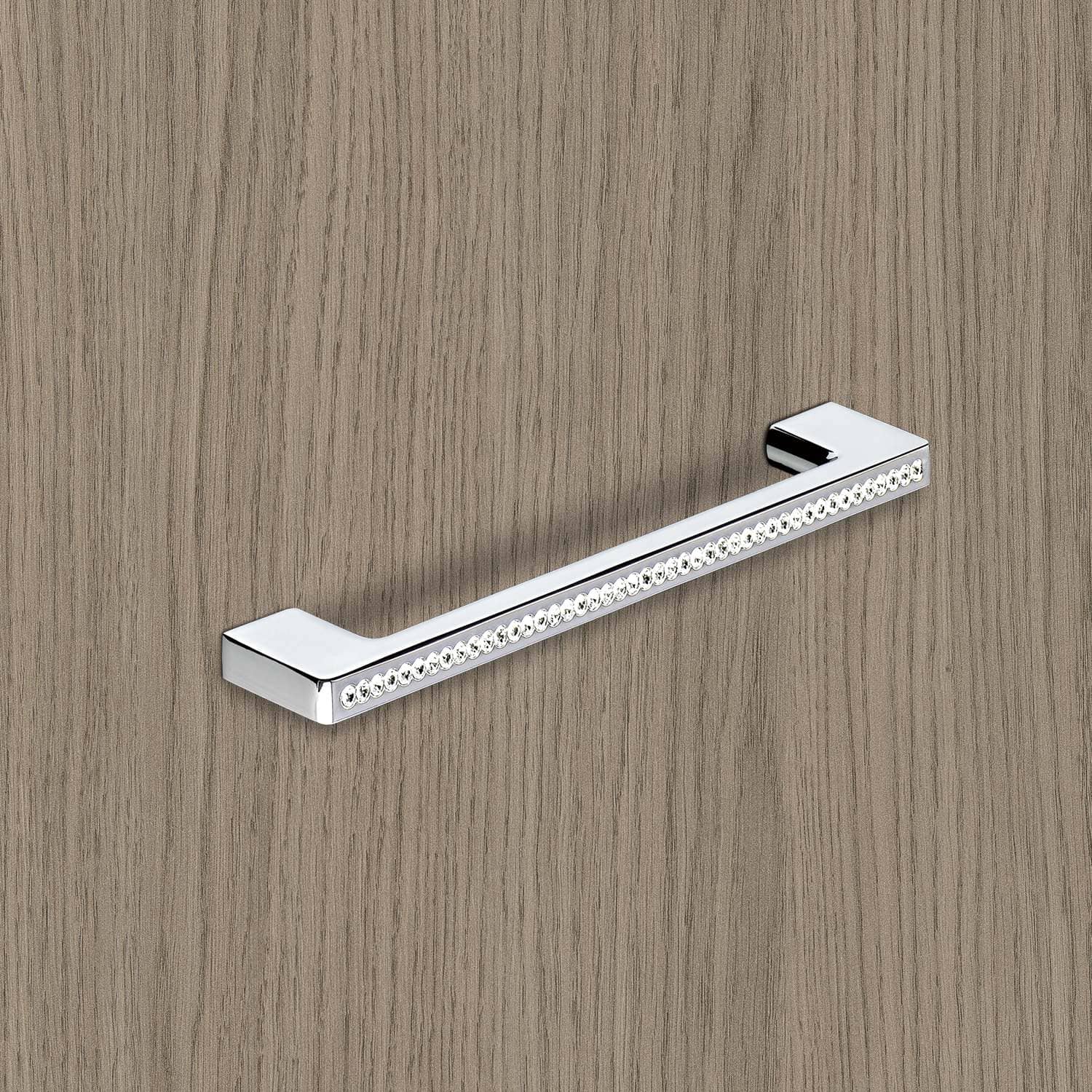 HETTICH Griff Opera, •–• 192, L 232 mm, B 8.5 mm, H 33 mm, Verchromt glanz, 9113681