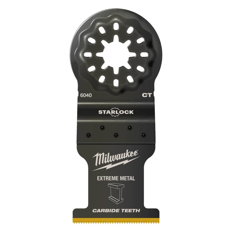 MILWAUKEE 35 x 32 mm Multitool Starlock Titan-HM-Tauchsägeblatt Multimaterial
