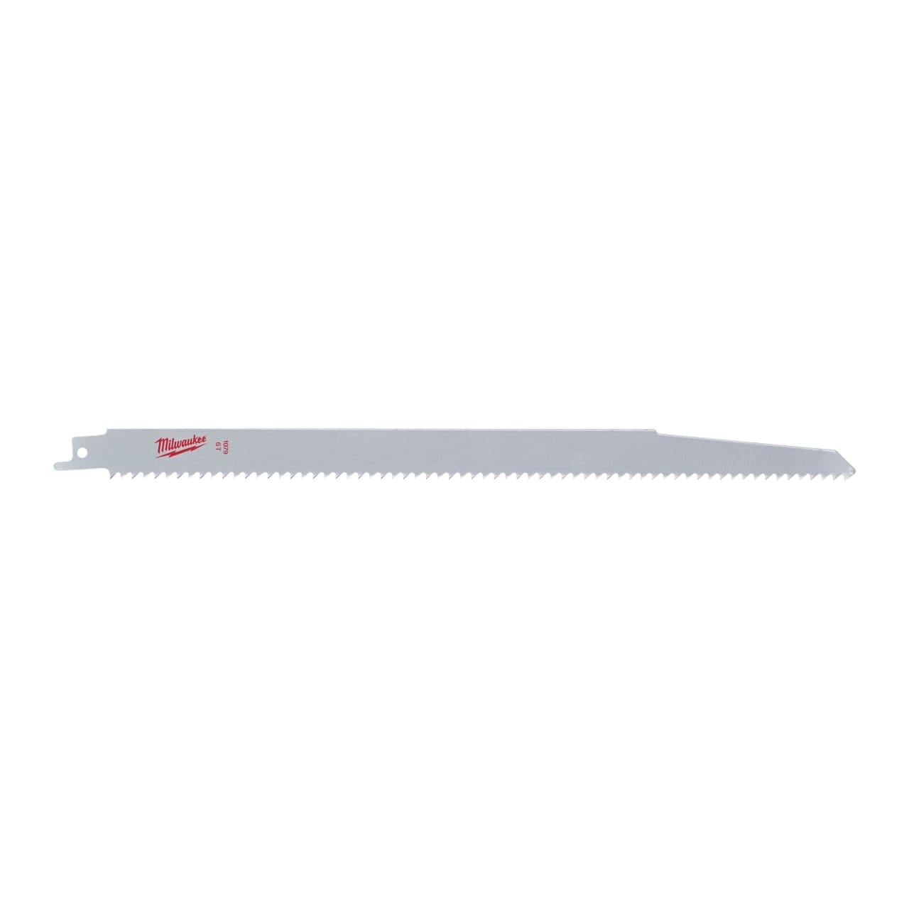 MILWAUKEE 300 x 4,2 mm (6 TPI), unlackiert Säbelsägeblatt Holz - ideal für Hochgeschwindigkeitsschnitte in Nassholz