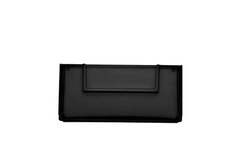 LA-KA-PE Trennw.f.Regalkasten B.152mm PP schwarz 25 St/Karton