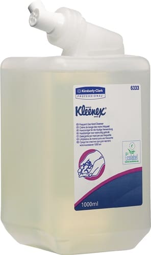 KLEENEX Seifencreme 6333 1l f.Spender 9000 474 121 mild,transp.KLEENEX